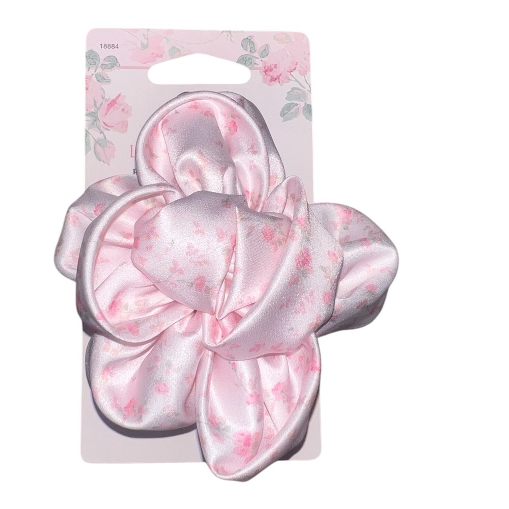 NWT Goody x LoveShackFancy Flower Elastic English Ivy Pink Limited Edition